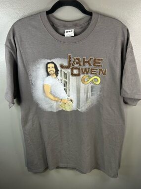 Jake Owen Days of Gold 2014 Concert Tour Country Grey Shirt Size Large